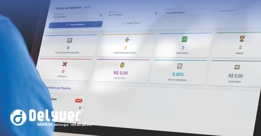 Novo layout do CRM NinjaTalk
